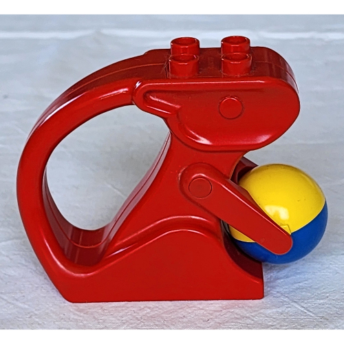 Lego Duplo Rattle Squirrel with Yellow and Blue Rotating Ball / Red