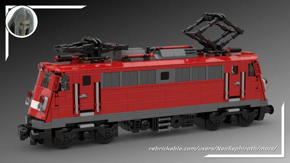 Lego BR 110 "Bügelfalte" red