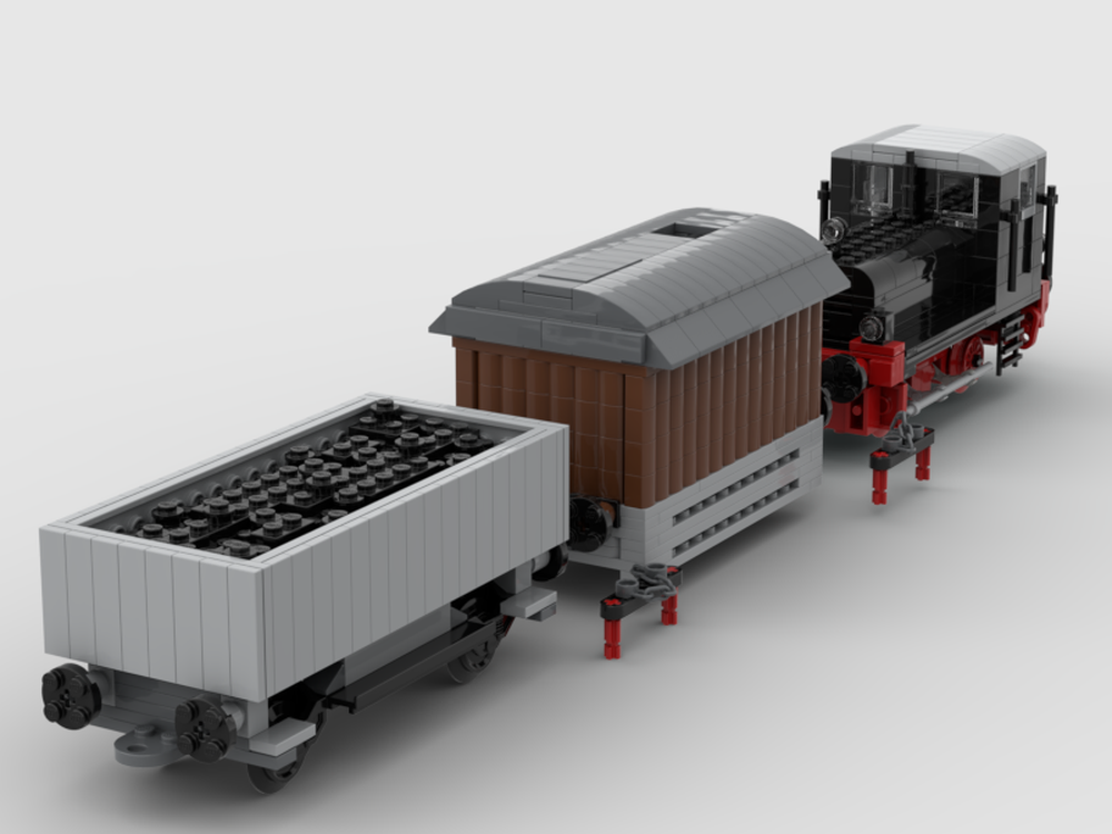 Lego Detuz A4L 514R (with wagons, power function system in wagon)