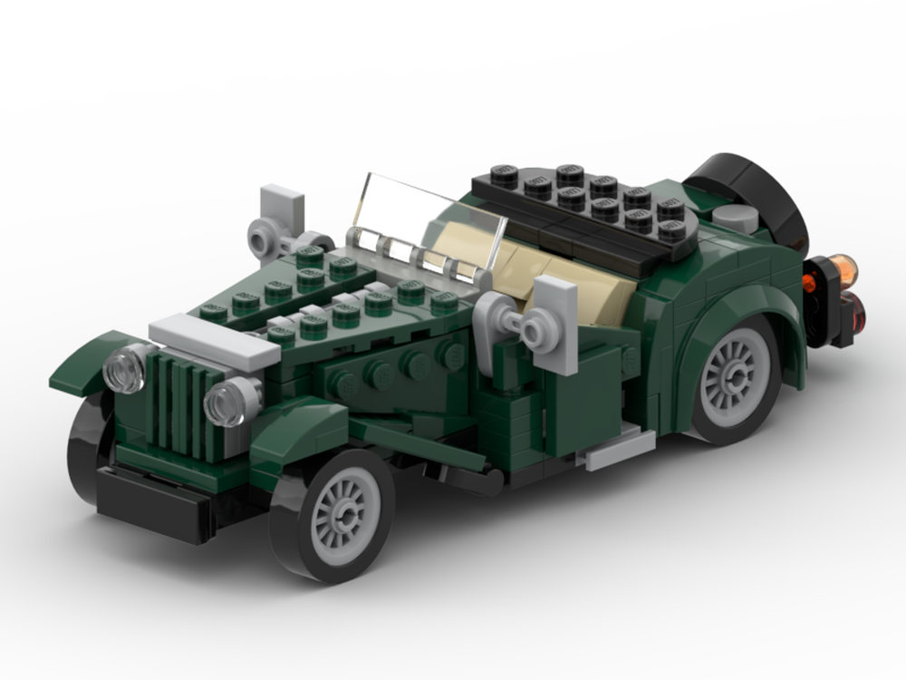 Lego 1939 MG TB Midget - 7 Stud Wide