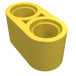 Technic Beam 1 x 2 Thick / Yellow