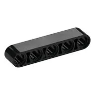 Technic Beam 1 x 5 Thick / Black