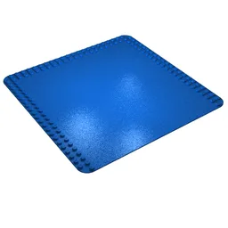 Baseplate 24 x 24 with Studs on Edges / Blue