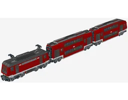 Red Passenger Train