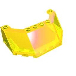 Windscreen 5 x 8 x 2 / Trans-Yellow