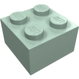 Brick 2 x 2 / Sand Green