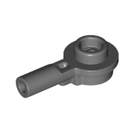 Lego Plate Special Round 1 x 1 with Hollow Stud and Horizontal Bar 1L / Dark Bluish Gray