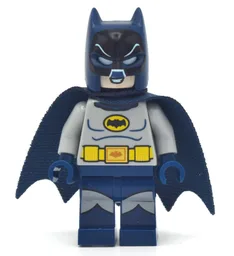 Batman, Light Bluish Gray Suit, Dark Blue Cape and Cowl (60's TV Series)