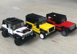 Three Jeeps