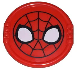 Duplo Disk with Spider-man Face Print