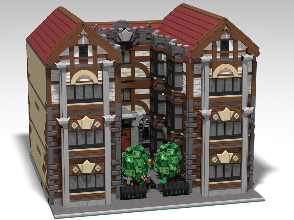 Lego Courtyard Apartment Modular Building