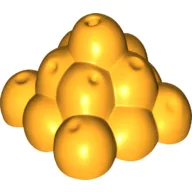 Duplo Food Fruit Pyramid / Bright Light Orange