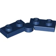 Hinge Plate 1 x 4 Swivel Top / Base - Solid Clip [Complete Assembly] / Dark Blue