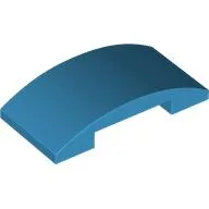 Brick Curved 4 x 2 Double / Dark Azure