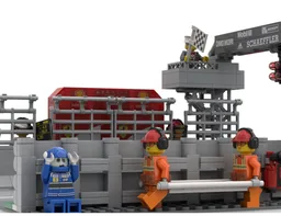 Race Track Pit Straight