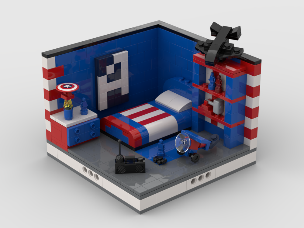 Lego Super Heroes Room Design #11