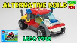 LEGO 7945 | Coastguard Surf Rescue Car - Unconventional Build | Alternate Build with tutorial