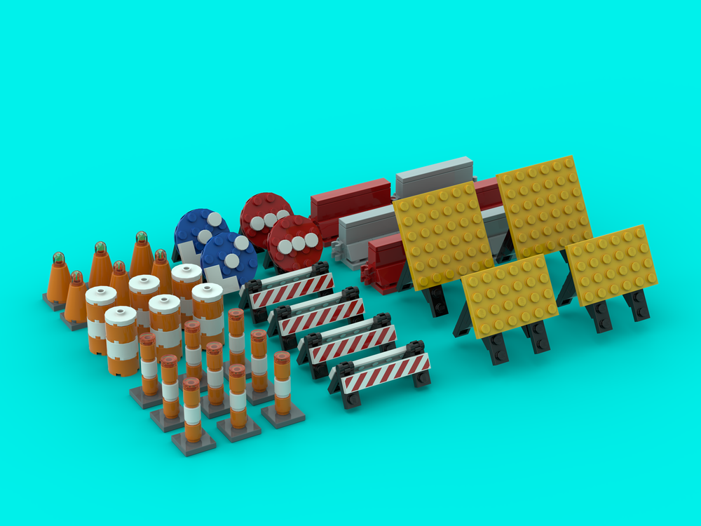 Lego Construction signage