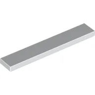 Tile 1 x 6 with Groove / White