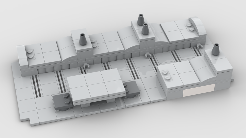 Lego Barracks Building Interior 1