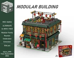 Modular Family Reunion Celebration Extension - 2x 80113 | 11023 Alternate