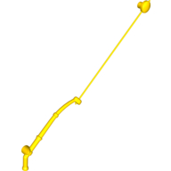 Lego Duplo Fishing Rod and Hook with Red Line / Yellow