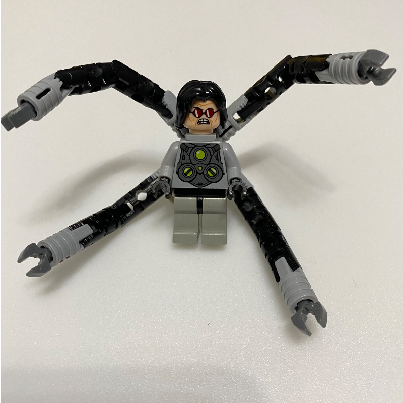 Lego Dr. Octopus / Doc Ock with Red Sunglasses and Light Bluish Gray Suit