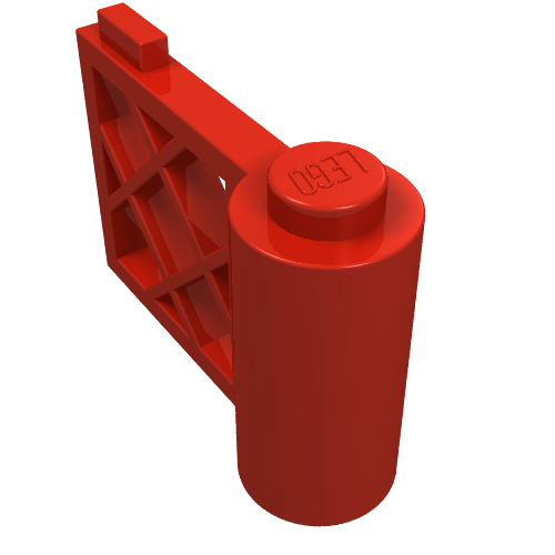 Lego Fence Gate 1 x 3 x 2 / Red