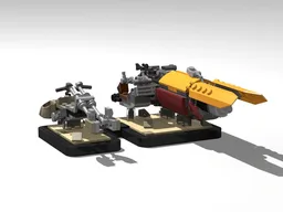 The Marshal's and Mando's speeders (The Mandalorian S2)