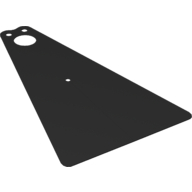 Lego Large Figure Cape, Slit, 3 Holes (Darth Vader) / Black