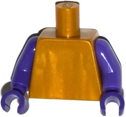 Lego Torso Plain / Dark Purple Arms / Dark Purple Hands