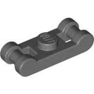Plate Special 1 x 1 with Handle on 2 Ends / Dark Bluish Gray