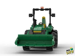 John Deere 4000 with backhoe