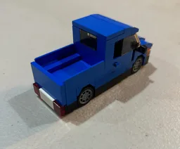 Small blue pickup