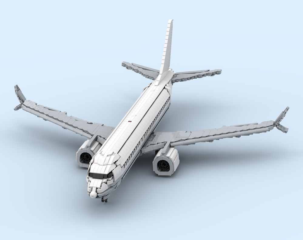Lego Boeing 737 max 8 - Blank