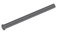 Technic Axle 8 with Stop / Dark Bluish Gray