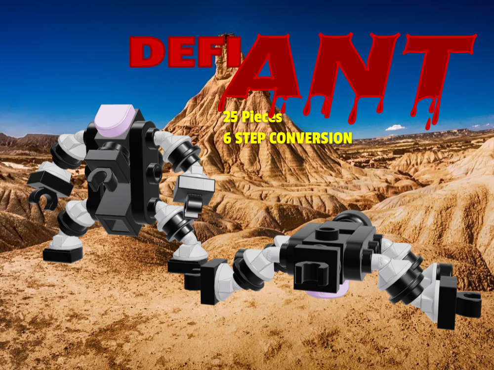 Lego DefiANT AKA Micro Scale Transformers Beast Wars Antagony