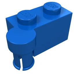Hinge Brick 1 x 4 [Upper] / Blue
