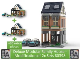 Deluxe Modular Family House - Modification of 2x Sets 60398