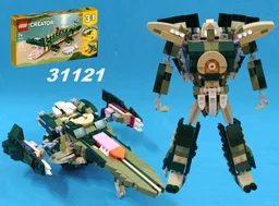 Transformer Vector Prime using lego creator 31121