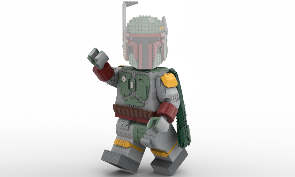 Lego Boba Fett Mega Figure (fits official Lego Helmet)