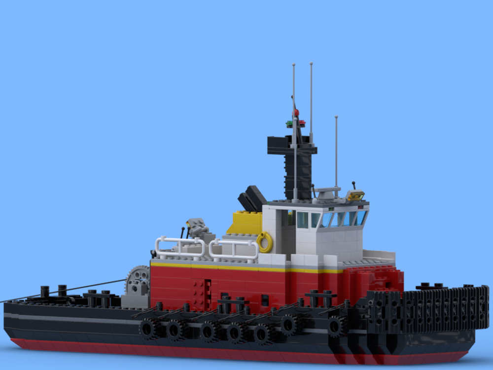Lego Maritime Tugboat | Minifig Scale