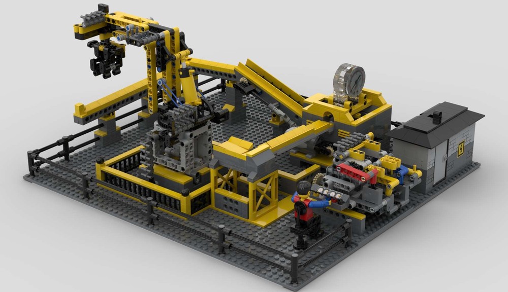 Lego Pneumatic Ball Turner