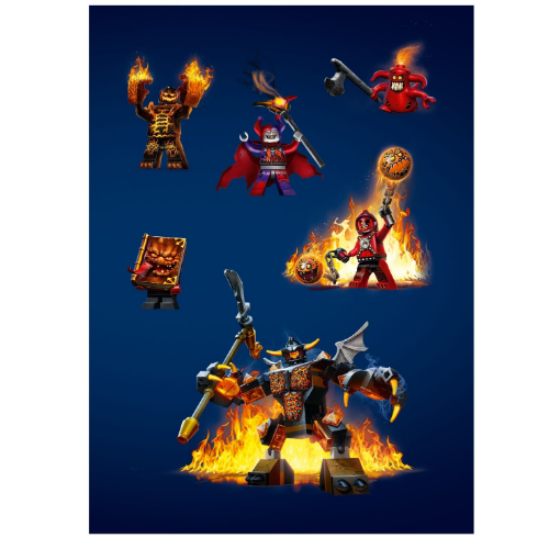 Lego Sticker Sheet 2 for Set 5004388-1 / [No Color/Any Color]