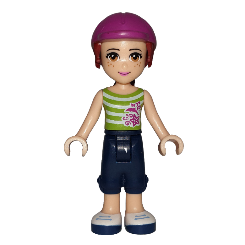 Lego Mia - White/Lime Top, Dark Blue Trousers