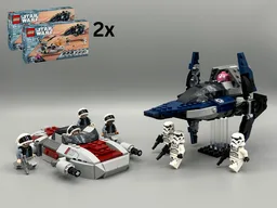 Imperial V-Wing & Rebel Combat Speeder (40755 Alternative)