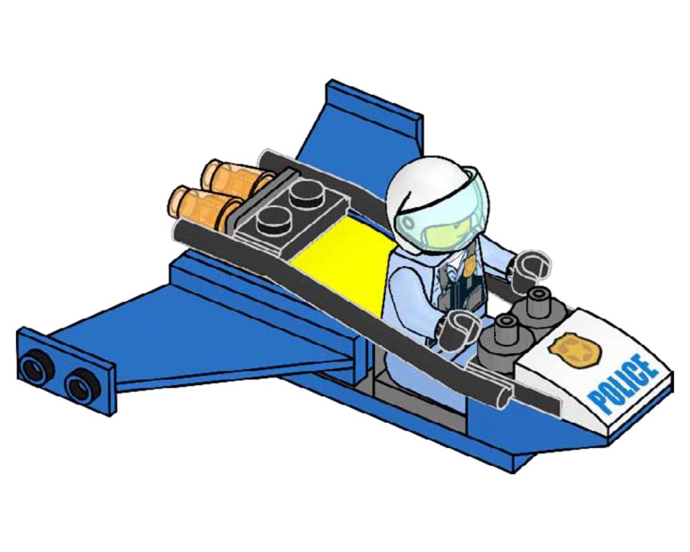 Lego Police-Jet