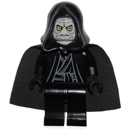 Emperor Palpatine, Light Bluish Gray Skin, Black Hands