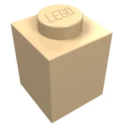 Brick 1 x 1 / Very Light Orange