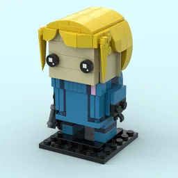 Samus Brickheadz - Zero Suit Revised